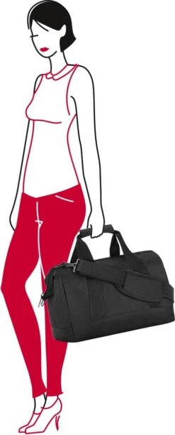 Reisenthel Allrounder M Reistas Sporttas - Maat M - 18L - Zwart -Bagageopslag 484x1200 2