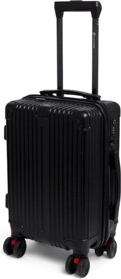 Norländer Lux Traveler Reiskoffer - Handbagage Koffer - 53 X 33 X 21 Cm - Zwart