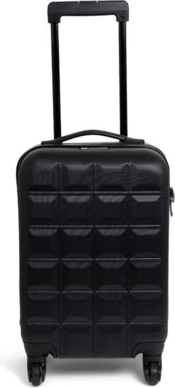 Norlander Squared Handbagagekoffer 37L - Reiskoffer Trolley - ECO Rpet - Zwart -Bagageopslag 541x1200 1