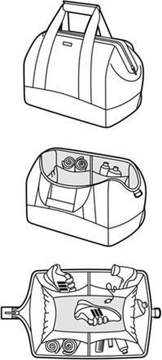 Reisenthel Allrounder L Reistas Sporttas - Maat L - 30L - Zwart 6 Reisenthel Allrounder L Reistas Sporttas - Maat L - 30L - Zwart - Afbeelding 6
