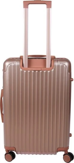 Royal Swiss - Reis Koffer - 56cm - Cijferslot- Lichtgewicht Koffer - 4 Wielen- Rosé Gold -Bagageopslag 543x1200 4