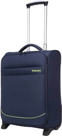 Decent Handbagage Koffer / Trolley / Reiskoffer - 50 Cm - 35 Liter - Polyester - Super-Light - Blauw 25 Decent Handbagage Koffer / Trolley / Reiskoffer - 50 Cm - 35 Liter - Polyester - Super-Light - Blauw -Bagageopslag 548x1200 1