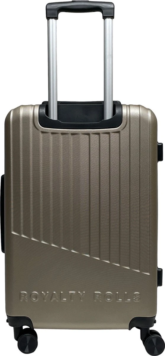 Royalty Rolls Amsterdam M Reiskoffer 67 Cm - 61 Liter - Champagne 3 Royalty Rolls Amsterdam M Reiskoffer 67 Cm - 61 Liter - Champagne - Afbeelding 3
