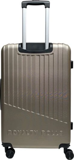 Royalty Rolls Amsterdam L Reiskoffer 74 Cm - 81 Liter - Champagne 7 Royalty Rolls Amsterdam L Reiskoffer 74 Cm - 81 Liter - Champagne -Bagageopslag 562x1200 3