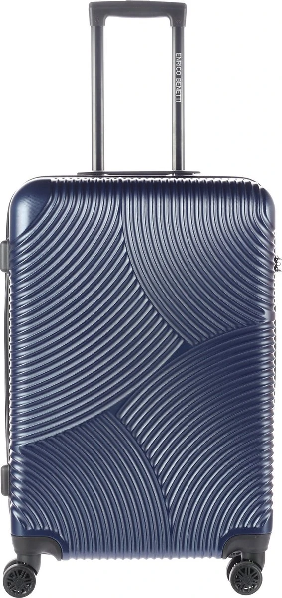 Enrico Benetti Louisville Middelgrote Koffer 65 Cm - 68 Liter - Donkerblauw 1 Enrico Benetti Louisville Middelgrote Koffer 65 Cm - 68 Liter - Donkerblauw