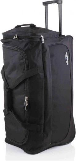 Enrico Benetti Orlando 35303 M Reistas / Sporttas Met Wielen / Wieltas 68 Liter - Zwart