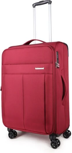 Decent D-Upright Medium Koffer - 66 Cm Expandable - TSA Slot - Bordeaux Rood -Bagageopslag 568x1200 3