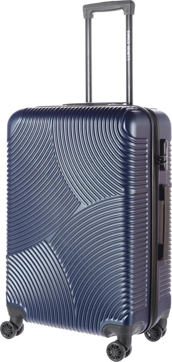 Enrico Benetti Louisville Middelgrote Koffer 65 Cm - 68 Liter - Donkerblauw 2 Enrico Benetti Louisville Middelgrote Koffer 65 Cm - 68 Liter - Donkerblauw - Afbeelding 2