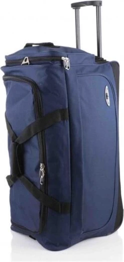 Enrico Benetti Orlando 35303 M Reistas / Sporttas Met Wielen / Wieltas 68 Liter - Navy Blauw