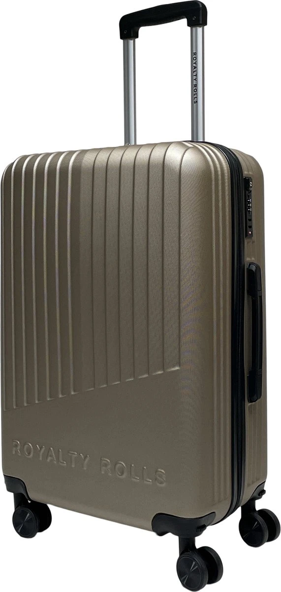 Royalty Rolls Amsterdam M Reiskoffer 67 Cm - 61 Liter - Champagne 1 Royalty Rolls Amsterdam M Reiskoffer 67 Cm - 61 Liter - Champagne