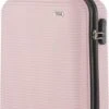 TravelZ Horizon Handbagagekoffer - 54cm Handbagage Trolley Met Gevoerde Binnenkant - Baby Roze