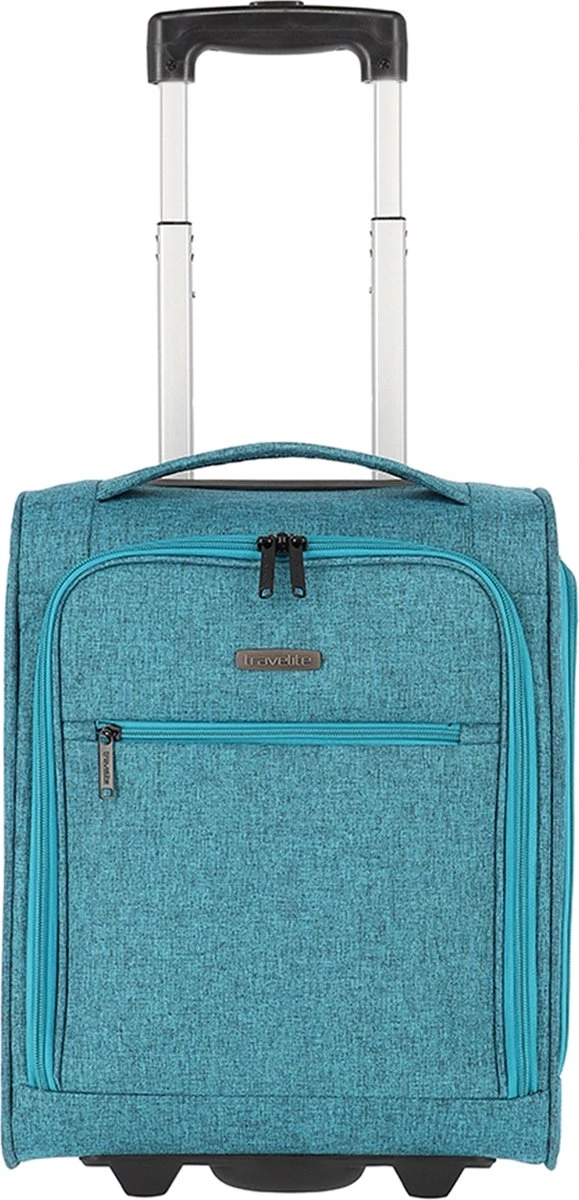 Travelite Handbagage Zachte Koffer / Trolley / Reiskoffer - Cabin - 43 Cm - Blauw 1 Travelite Handbagage Zachte Koffer / Trolley / Reiskoffer - Cabin - 43 Cm - Blauw