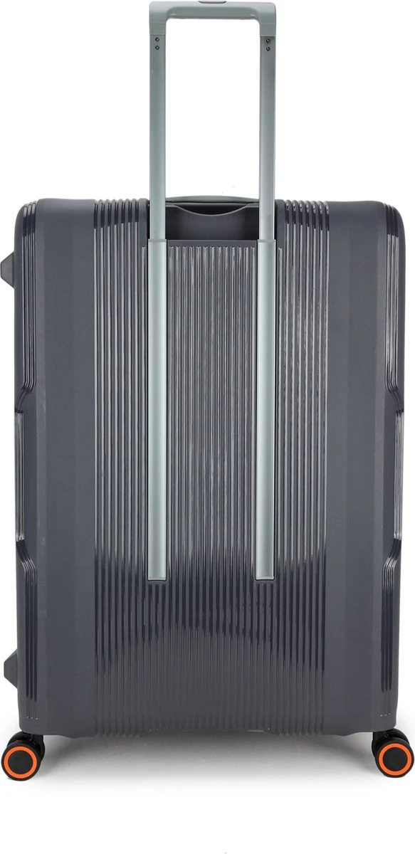 Decent Koffer / Trolley / Reiskoffer - 77 X 54.5 X 31.5 Cm - 116 Liter - Polypropyleen - Maat XL - On-Tour - Grijs 3 Decent Koffer / Trolley / Reiskoffer - 77 X 54.5 X 31.5 Cm - 116 Liter - Polypropyleen - Maat XL - On-Tour - Grijs - Afbeelding 3