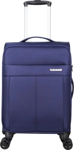 Decent D-Upright Handbagage Koffer - 55 Cm - TSA Slot - Donkerblauw -Bagageopslag 589x1200