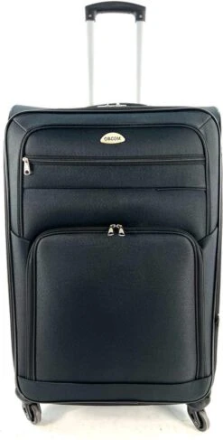 AATravel XL Reiskoffer - Trolley - Met Expander - Voorvakken - 78 Cm - 120 Liter - Zwart