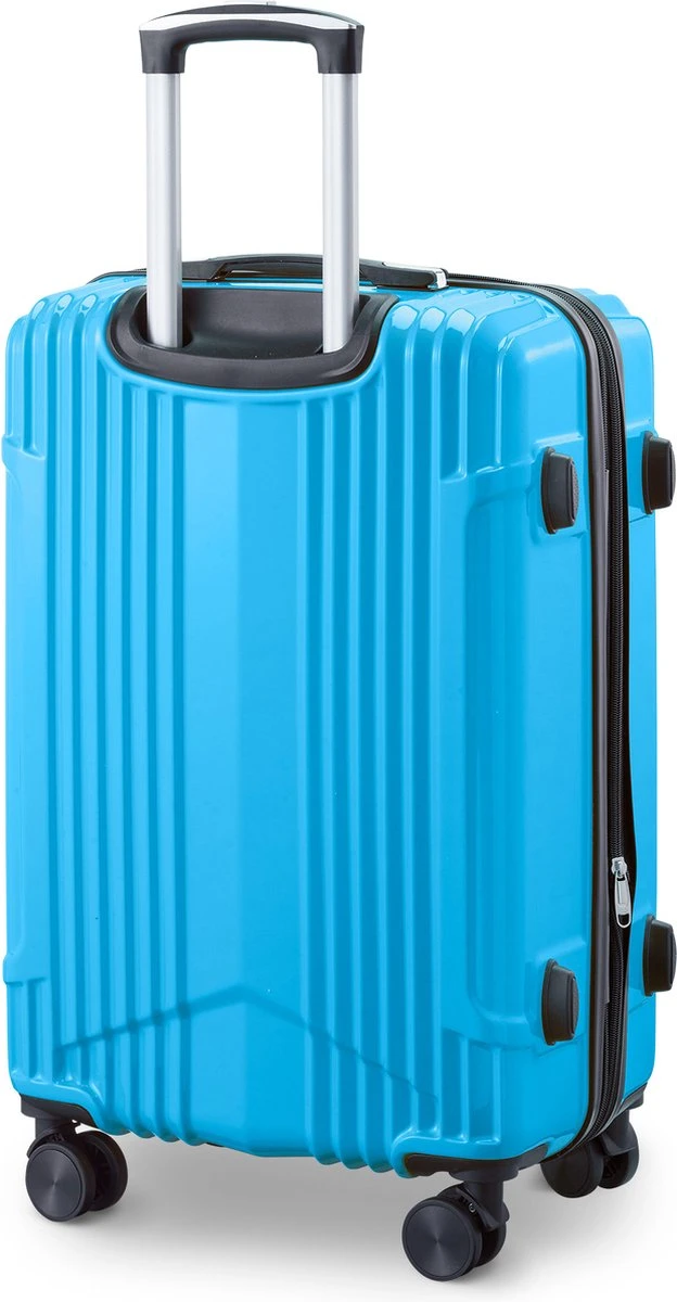 Tesla PC - Reiskoffer - 65 Cm - 4 Wielen - Licht Blauw 2 Tesla PC - Reiskoffer - 65 Cm - 4 Wielen - Licht Blauw - Afbeelding 2