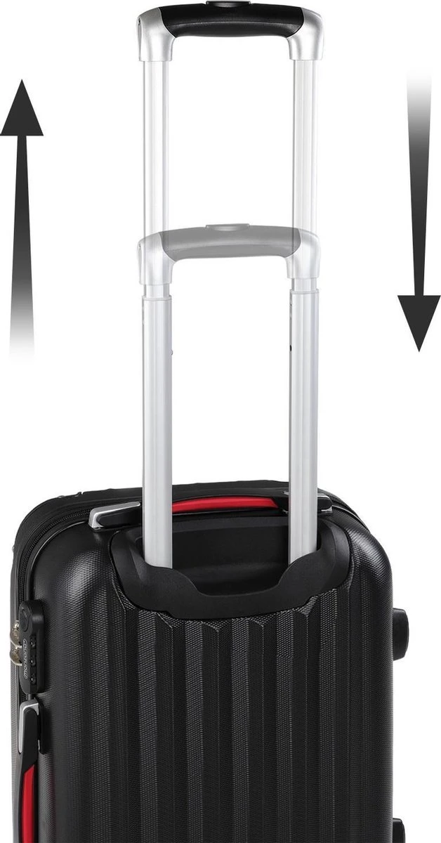 Monzana Koffer Hardcase - Basislijn / M - Zwart 7 Monzana Koffer Hardcase - Basislijn / M - Zwart - Afbeelding 7