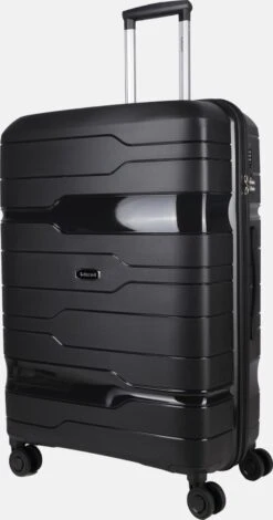 Decent ONE-CITY Large Koffer - 76 Cm - TSA Slot - Zwart -Bagageopslag 631x1200 3