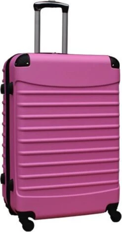 Travelerz Kofferset 3 Delig Met Wielen En Cijferslot - ABS - Licht Roze (228-) -Bagageopslag 631x1200 6