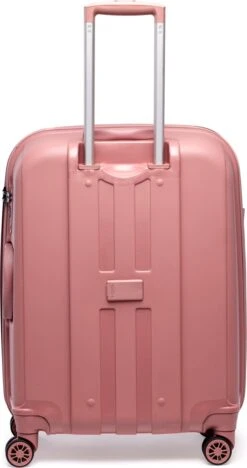 ©TROLLEYZ - Paris No.5 - Reiskoffer - 69cm Met TSA Slot - Dubbele Wielen - 360° Spinners - 100% Polypropyleen - Reiskoffer In Rose Blush -Bagageopslag 633x1200 3