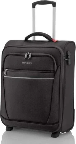 Travelite Cabin 2 Wheel Trolley Black -Bagageopslag 638x1200 1