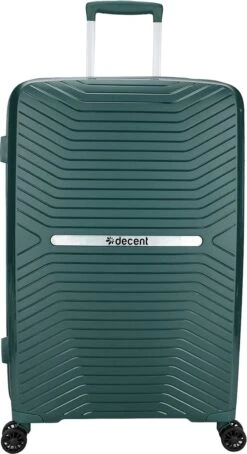 Decent CROSS-ONE PP Trolley 76 Cm - 94 Liter - TSA Slot - Darkgreen -Bagageopslag 653x1200