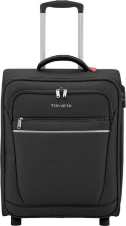 Travelite Cabin 2 Wheel Trolley Black -Bagageopslag 670x1200 3