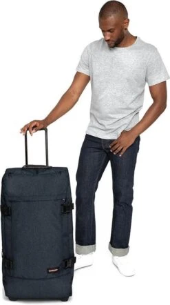 Eastpak TRANVERZ L Reiskoffer (79 X 40 X 33 Cm) - Triple Denim -Bagageopslag 670x1200 6