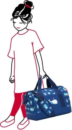Reisenthel Allrounder M Kids Reistas - Kind - Maat M - 18L - ABC Friens Blue Blauw -Bagageopslag 670x1200 7