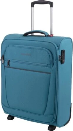 Travelite Cabin 2 Wheel Trolley Turquoise -Bagageopslag 671x1200