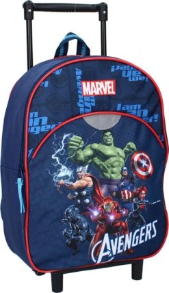 Avengers Thema Trolley/reistas Rugzak Koffertje 33 Cm Voor Kinderen - Weekendtasje Voor Kinderen -Bagageopslag 692x1200 1