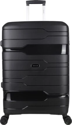 Decent ONE-CITY Large Koffer - 76 Cm - TSA Slot - Zwart -Bagageopslag 696x1200 2