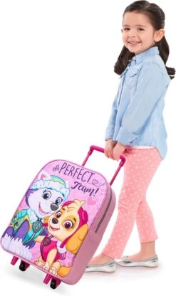 Paw Patrol Skye & Everest Trolley Koffer School Logeren Vakantie -Bagageopslag 713x1200 2
