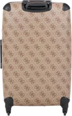 Guess Berta 28 In 4 Wheeler Dames Reiskoffer - Bruin/Beige -Bagageopslag 746x1200 2