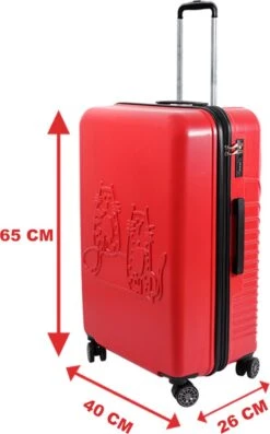 Biggdesign Cats Koffer Bagage - Ruimbagage Koffer - Rood - Medium 17 Biggdesign Cats Koffer Bagage - Ruimbagage Koffer - Rood - Medium -Bagageopslag 747x1200 1