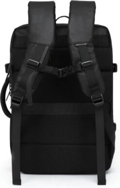 HEANVER Travel Elite - Reistas Handbagage - Weekendtas - 17inch Laptop Rugzak - Backpack Waterafstotend - 30L / 60 Liter Tas - Zwart / Antraciet -Bagageopslag 769x1200 3