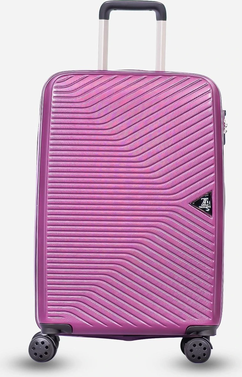 ©TROLLEYZ - Ibiza No.3 - Reiskoffer 69cm Met TSA Slot - Dubbele Wielen - 360° Spinners - 100% ABS - Reiskoffer In Dazzling Purple 1 ©TROLLEYZ - Ibiza No.3 - Reiskoffer 69cm Met TSA Slot - Dubbele Wielen - 360° Spinners - 100% ABS - Reiskoffer In Dazzling Purple