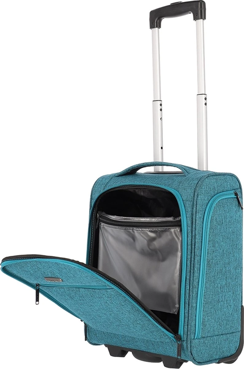 Travelite Handbagage Zachte Koffer / Trolley / Reiskoffer - Cabin - 43 Cm - Blauw 7 Travelite Handbagage Zachte Koffer / Trolley / Reiskoffer - Cabin - 43 Cm - Blauw - Afbeelding 7
