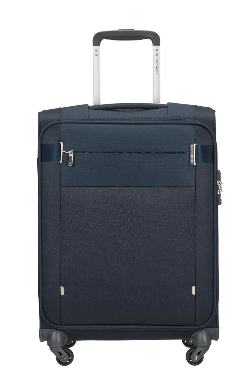 Samsonite Reiskoffer - Citybeat Spinner 55/20 Length 40Cm (Handbagage) Navy Blue 2 Samsonite Reiskoffer - Citybeat Spinner 55/20 Length 40Cm (Handbagage) Navy Blue - Afbeelding 2