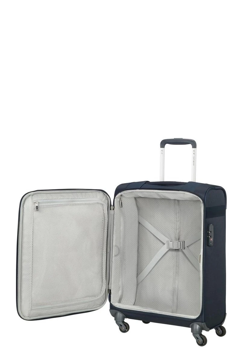 Samsonite Reiskoffer - Citybeat Spinner 55/20 Length 40Cm (Handbagage) Navy Blue 3 Samsonite Reiskoffer - Citybeat Spinner 55/20 Length 40Cm (Handbagage) Navy Blue - Afbeelding 3