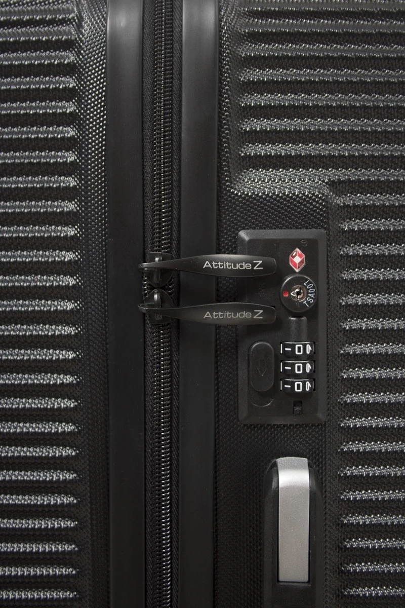 AttitudeZ Air-Z Reiskoffer Medium Zwart 67cm - TSA-slot 5 AttitudeZ Air-Z Reiskoffer Medium Zwart 67cm - TSA-slot - Afbeelding 5