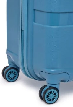 ©TROLLEYZ - Paris No.5 - Reiskoffer - 78cm Met TSA Slot - Dubbele Wielen - 360° Spinners - 100% Polypropyleen - Reiskoffer In Ice Blue -Bagageopslag 819x1200