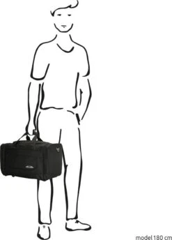 Enrico Benetti Orlando 35300 S Reistas / Sporttas 41 Liter - Zwart -Bagageopslag 861x1200 2