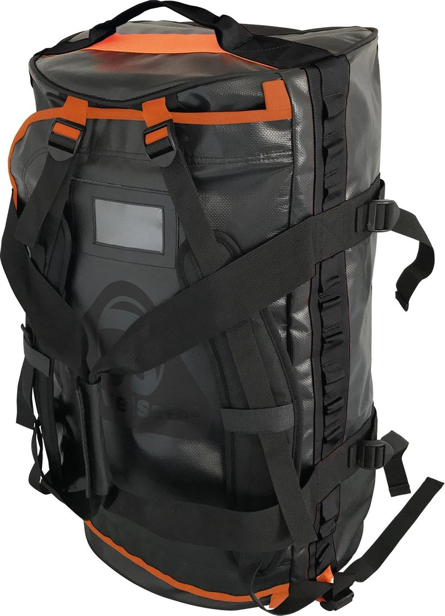 Travelsafe Nepal M Duffle Tas - 65 Ltr. - Tarpaulin - Zwart 1 Travelsafe Nepal M Duffle Tas - 65 Ltr. - Tarpaulin - Zwart