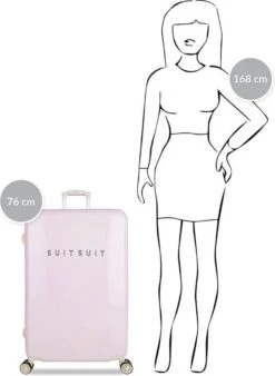 SUITSUIT - Fabulous Fifties - Pink Dust - Reiskoffer (76 Cm) -Bagageopslag 876x1200 3