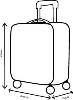 Decent Lumi Fix Handbagage Koffer - 55 Cm - Black/Blue -Bagageopslag 879x1200