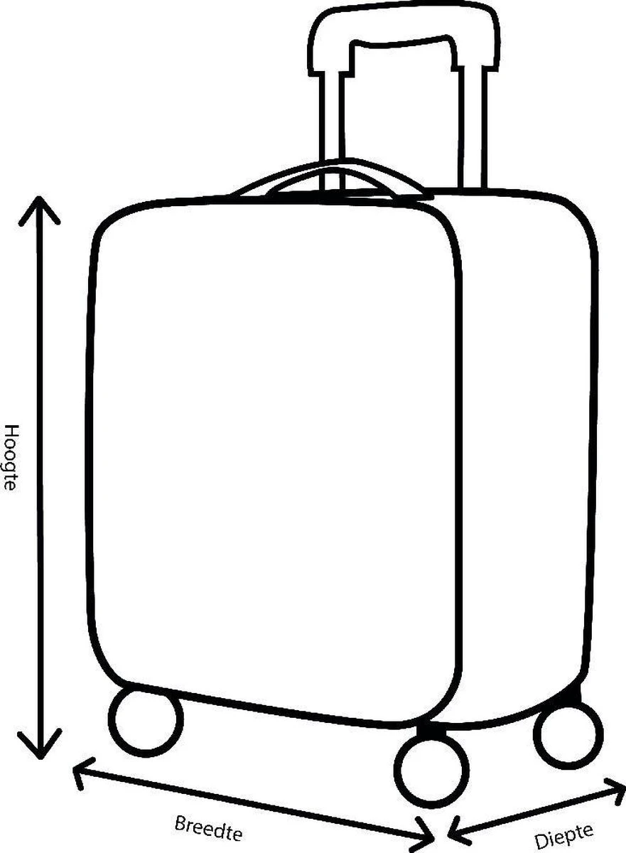 Decent Handbagage Koffer / Trolley / Reiskoffer - 42 Cm - 24 Liter - ABS - Maxi Air - Grijs 17 Decent Handbagage Koffer / Trolley / Reiskoffer - 42 Cm - 24 Liter - ABS - Maxi Air - Grijs - Afbeelding 17