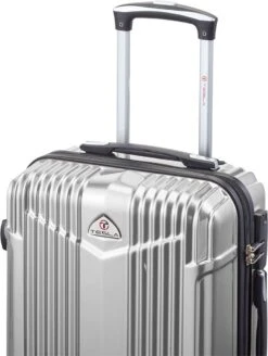 Tesla PC - Handbagage Koffer - 55x35x20 Cm - 4 Wielen - Zilver -Bagageopslag 905x1200 2