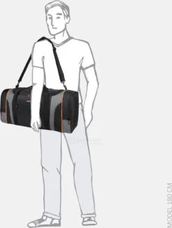 Decent Flexplus Reistas - 70 Cm - Zwart / Oranje -Bagageopslag 906x1200 1