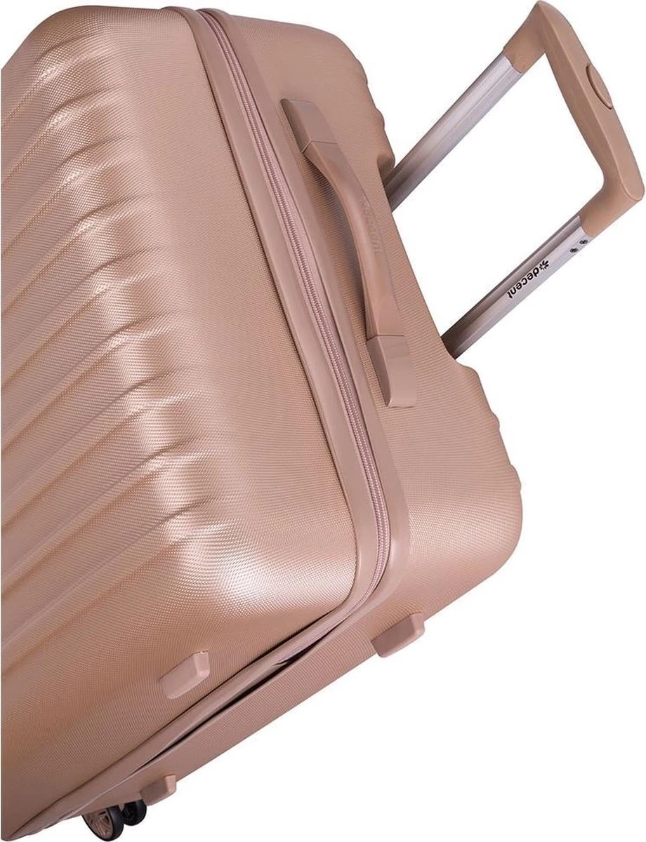 Decent Tranporto-One Reiskoffer 66 Cm - Zalmroze 5 Decent Tranporto-One Reiskoffer 66 Cm - Zalmroze - Afbeelding 5